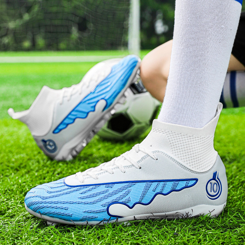 BIANSULONG FG Firm Ground Artificial Turf Synthetic Leather Breathable Support Impact Resistant Soccer Shoes Unisex