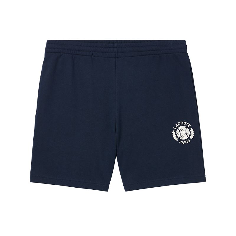 Lacoste 3D-print fleece shorts