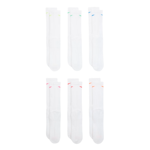 Nike Mid Calf Socks Unisex 6 Pack