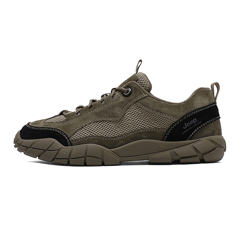 Jeep Low top Hiking Shoes Men's Khaki