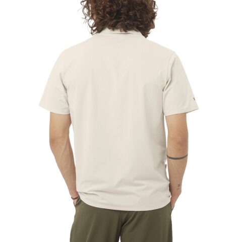 SALOMON Quick Dry T Shirts Men’s Ecru
