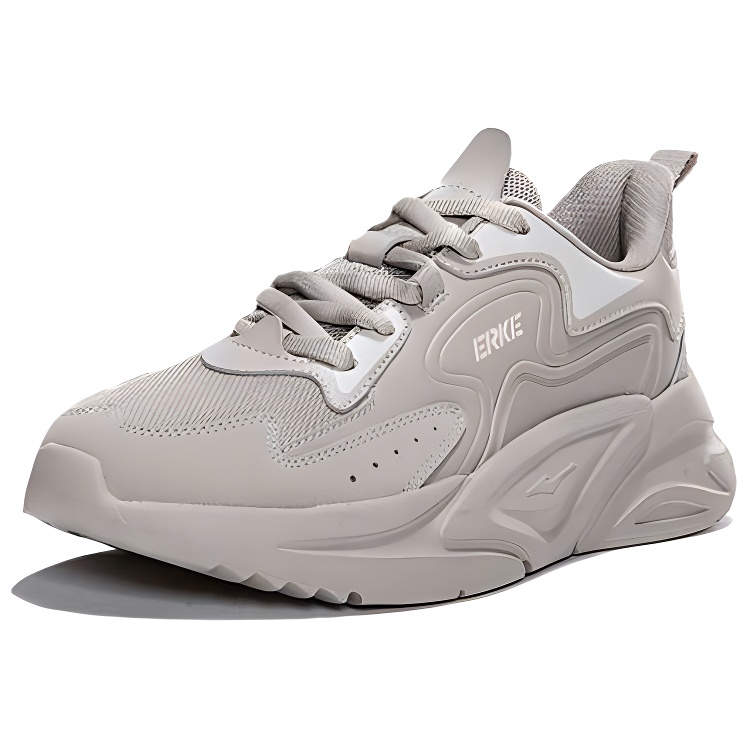 Erke Cushioning Lightweight Low top Casual Running Shoes Women’s Gray