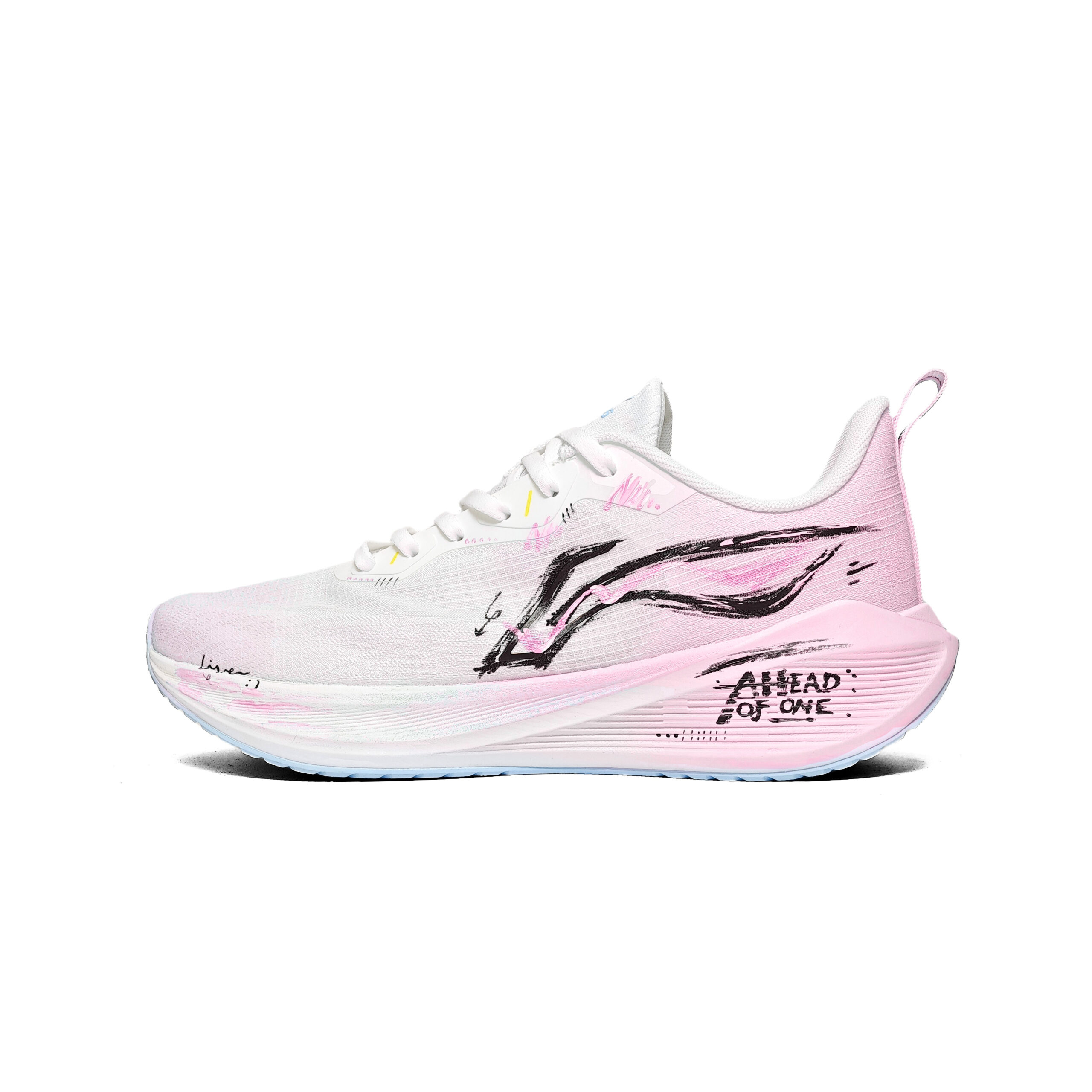 Li Ning Wuyue Running Shoes Men’s Low Top Pink