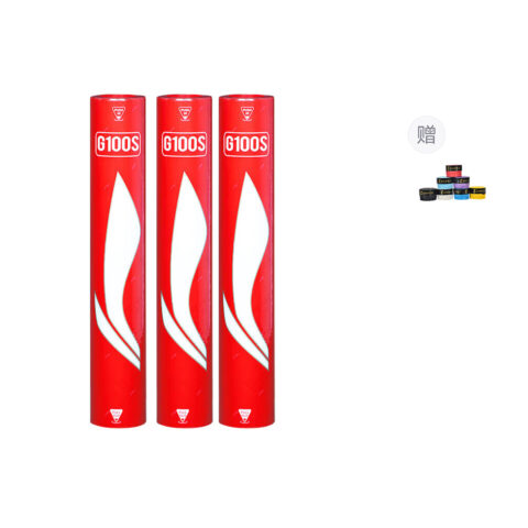 Li Ning G100S Goose Feather Shuttlecock 12 Pack Goose Feather Single Side Goose Feather