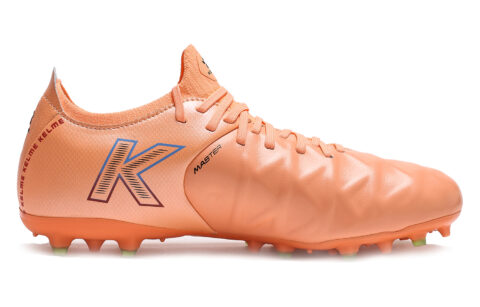 KELME MG Multi Ground Slip Resistant Abrasion Resistant Soccer Shoes Unisex Coral Orange