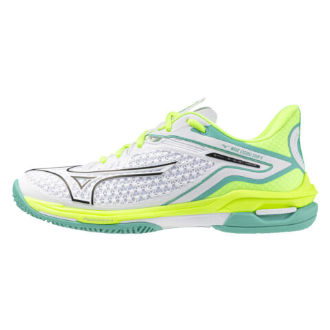 Mizuno Wave Exceed Tour 6 Cushioning Slip Resistant Abrasion Resistant Tennis Shoes Unisex Neon Green