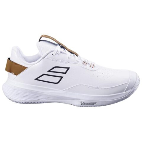 Babolat SFX EVO Abrasion Resistant Abrasion Resistant Low top Tennis Shoes Men’s White Brown