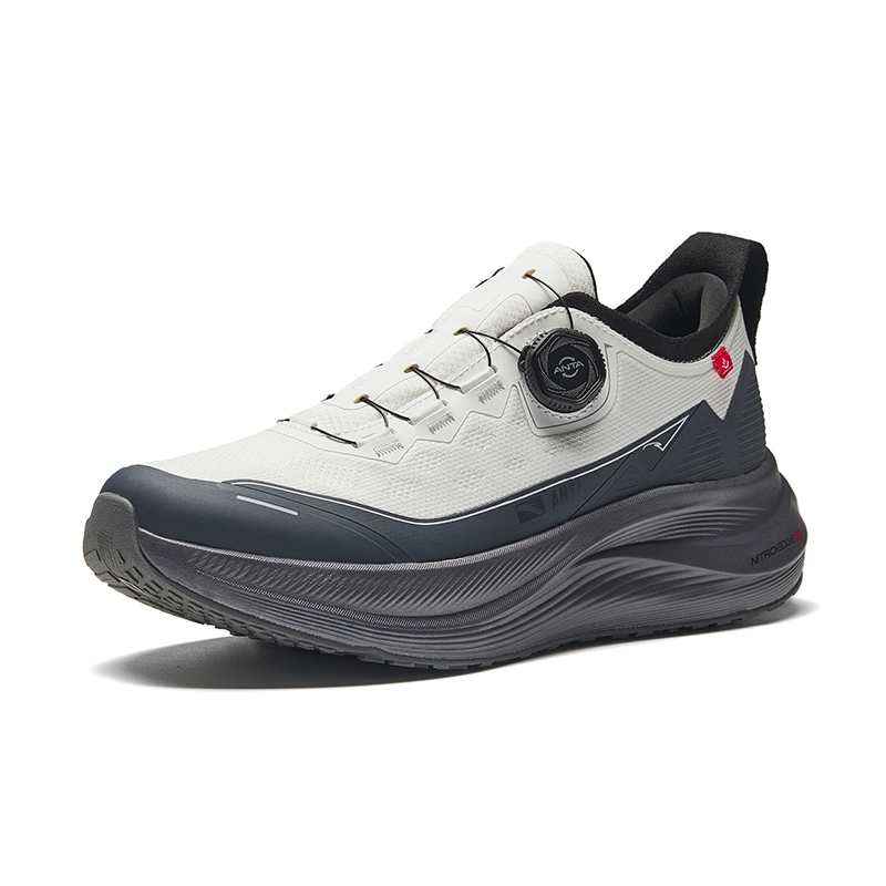 Anta Absolute Reading Fabric Low top Running Shoes Training Shoes Men’s Papyrus White/Crystal Gray