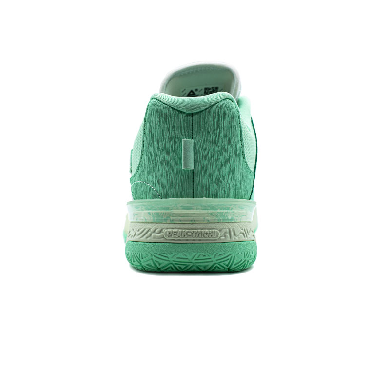 PEAK Taichi Large Triangle 3v2 Cushioning, Wear Resistant Low top Basketball Shoes Men’s White Green