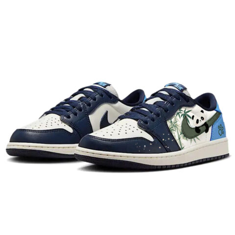 Jordan Air Jordan 1 Vintage Basketball Shoes Men’s Low Top White/Blue