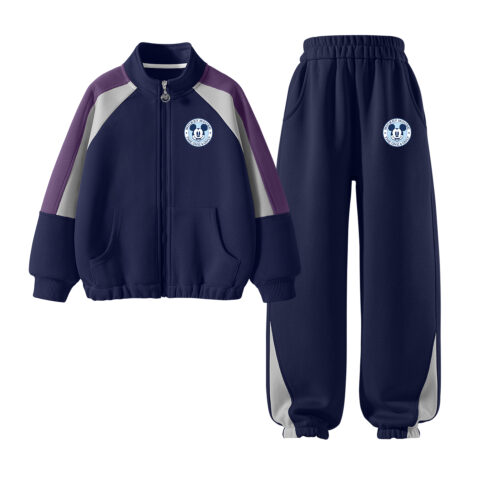 Disney Kids Casual Sportswear Stand Collar Moderate