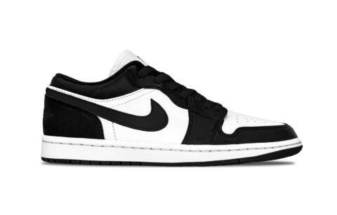 Jordan Air Jordan 1 Trendy And Cool Panda Abrasion Resistant Abrasion Resistant Low top Vintage Basketball Shoes Unisex