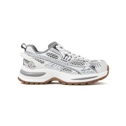 KILLWINNER Abrasion Resistant Coverage Height Increasing Low top Casual Running Shoes Unisex Silver