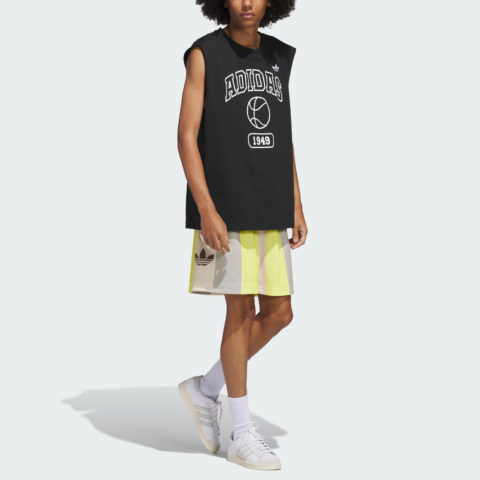 Adidas Originals TopGender Neutral Basketball Jersey Unisex Black/White