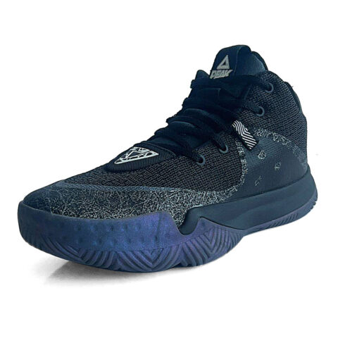 PEAK Abrasion Resistant Moisture Wicking Abrasion Resistant Moisture Wicking Mid top Basketball Shoes Men’s Black