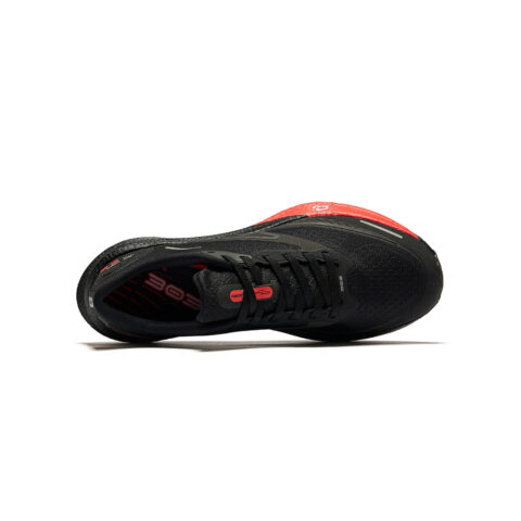 Erke Dust Free 2.0 Cushioning Abrasion Resistant Lightweight Low top Running Shoes Men’s Black Red