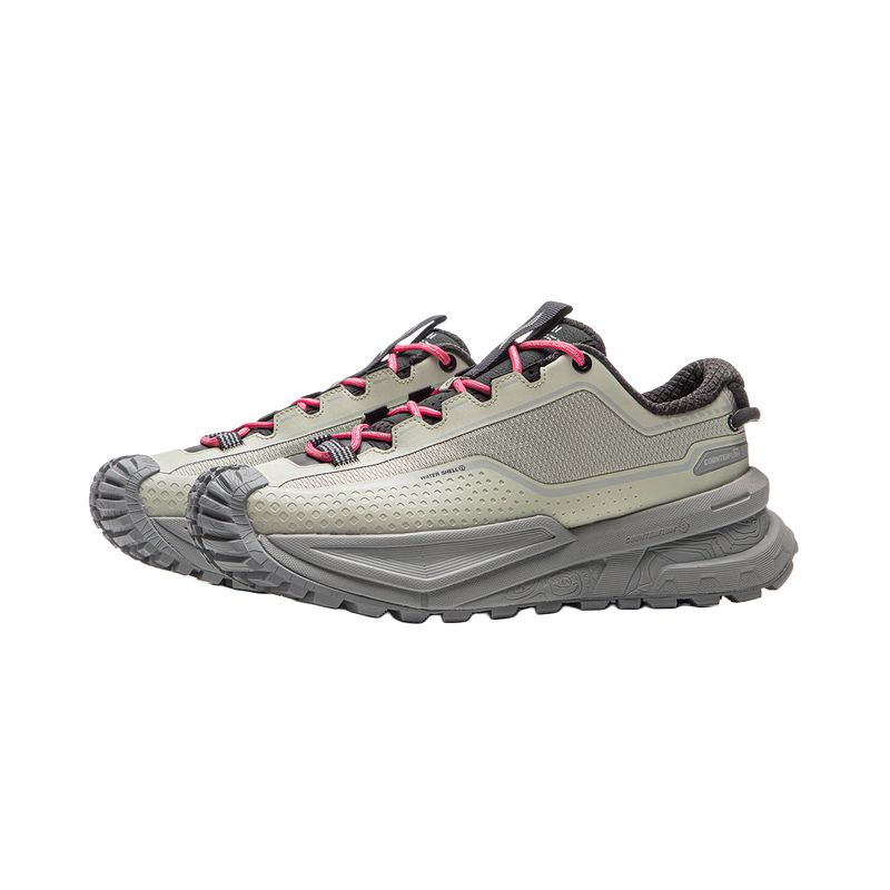 Li Ning Outdoor CF Tracing, Xingchuan Low top Hiking Shoes Unisex Ore Gray