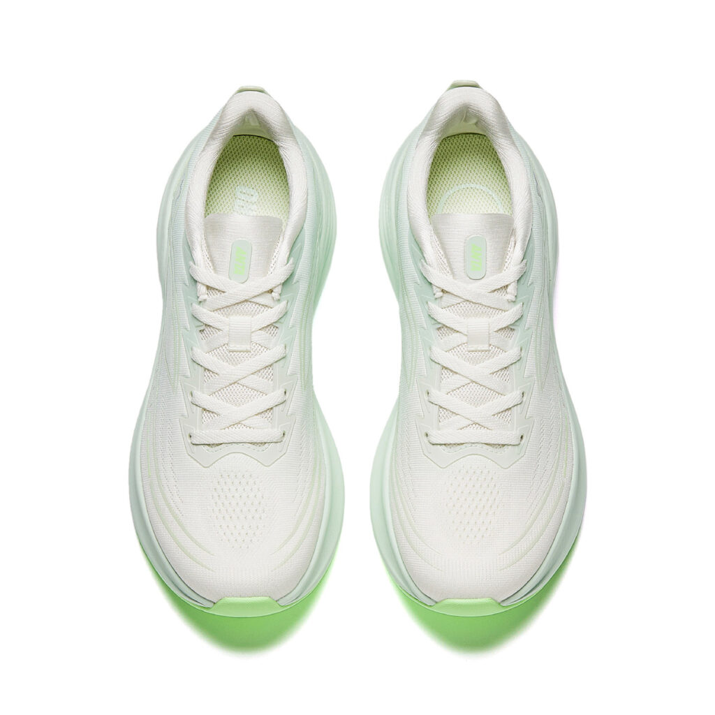 Anta Leaf 6.0 Low top Casual Sprint City Commuting Running Shoes Women’s Ivory White Light Sunlit Green