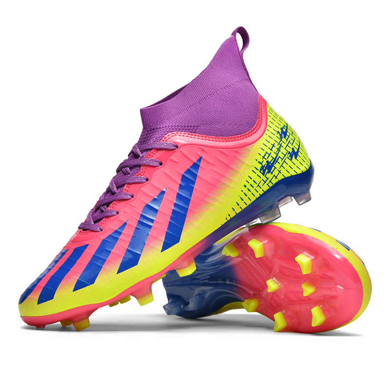 Binary FG Firm Ground Cushioning Lightweight Slip Resistant Cushioning Lightweight Slip Resistant Soccer Shoes Unisex