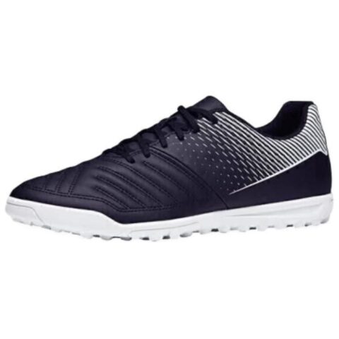 DECATHLON TF Turf Pu Cushioning Abrasion Resistant Cushioning, Wear Resistant Soccer Shoes Men's Black
