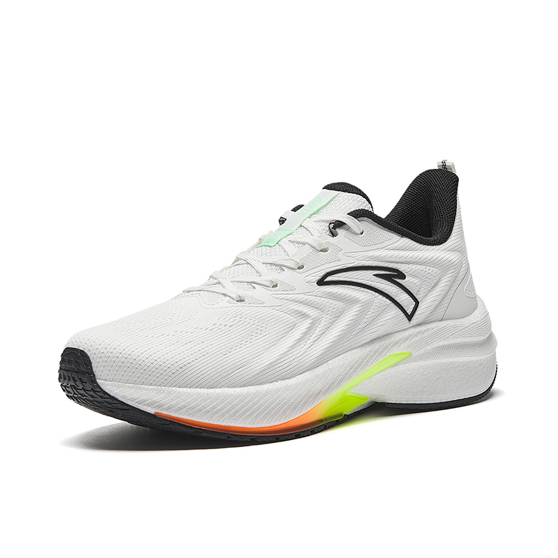 CHAOJIANTA Cushioning Slip Resistant Rebound Low top Training Running Shoes Men’s White Black