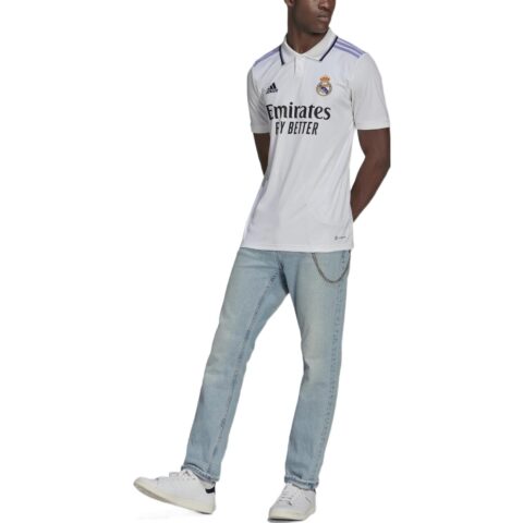 Adidas Real Madrid Soccer Jersey Men’s White