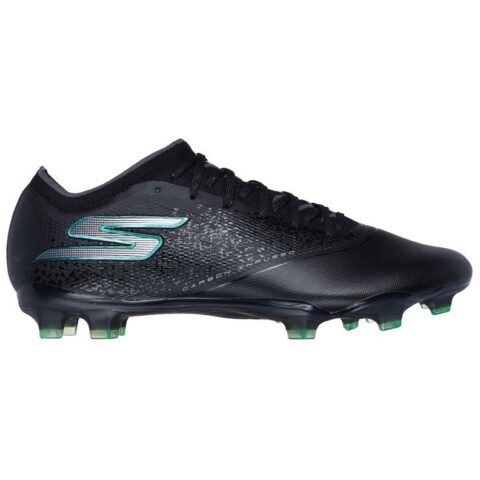 Skechers RAZOR 1.5 ELITE FG Firm Ground Abrasion Resistant Abrasion Resistant Soccer Shoes Unisex Black Silver