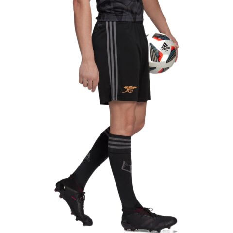 Adidas Arsenal Soccer Bottoms Men’s Black Moderate Bermuda Shorts