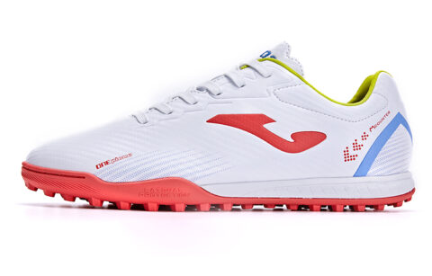 Joma TF Turf Slip Resistant Abrasion Resistant Soccer Shoes Men’s White Red