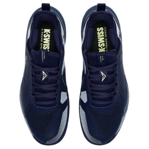 K·SWISS Textile, Synthetic Leather Low top Tennis Shoes Men’s Marine Blue