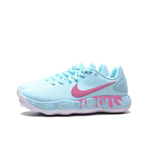 Nike Hyperdunk 2017 Runny Yolk Summer, Candy Ice Cream Low top Basketball Shoes Men’s Blue