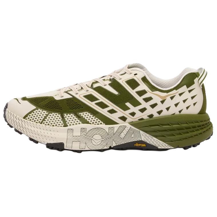 HOKA ONE ONE SPEEDGOAT 2 Slip Resistant And Breathable Support Low top Running Shoes Unisex Moss Green