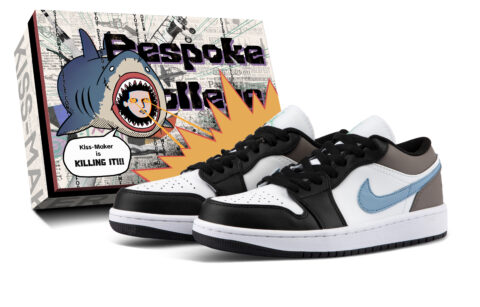 Jordan Air Jordan 1 Cushioning Low top Vintage Basketball Shoes Unisex Brown