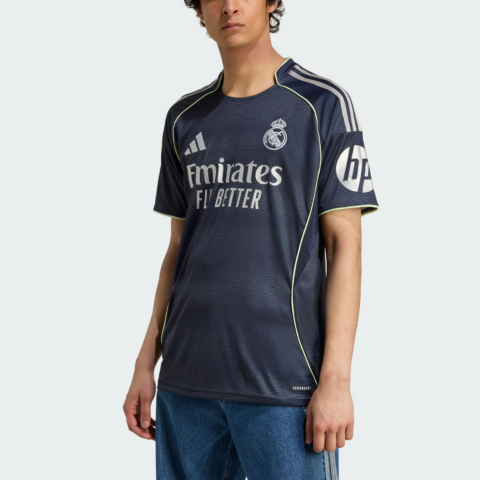 Adidas Free Shipping With AdiClub Real Madrid 25/26 Away Jersey