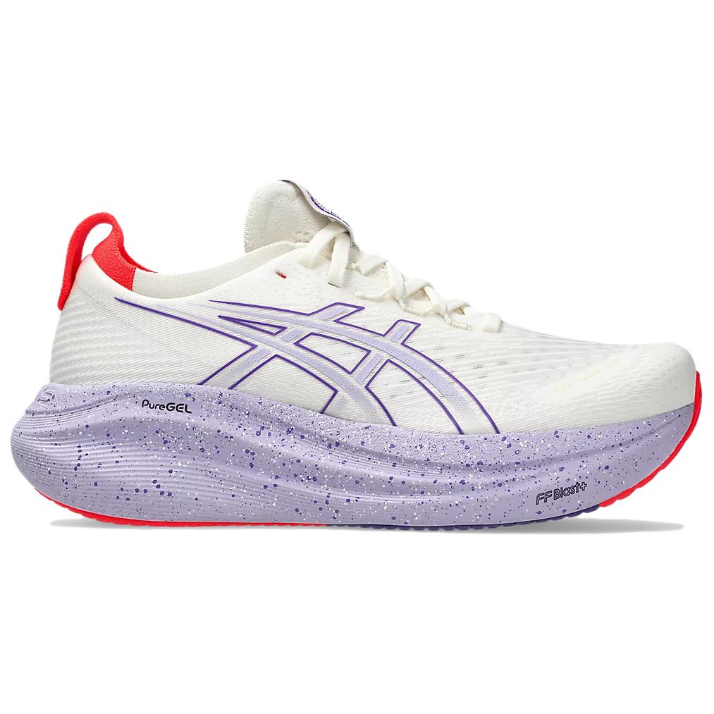 ASICS GEL Nimbus 27 Breathable FFBLAST+Technology , Track & Field Competition Running Shoes Women’s White