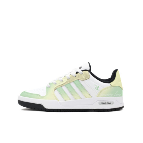Adidas Neo Entrap Cushioning, Wear Resistant Low top Vintage Basketball Shoes Unisex Yellow Green