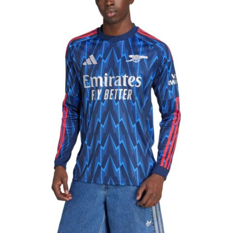 Adidas Free Shipping With AdiClub Arsenal 25/26 Long Sleeve Away Jersey