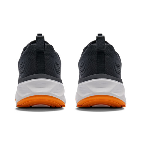 Skechers SPORT MENS Cushioning Low top Running Shoes Men’s Black Orange