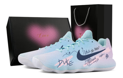 Nike Hyperdunk 2017 Street Graffiti, Heart Box Cushioning Coverage Support Low top Basketball Shoes Men’s