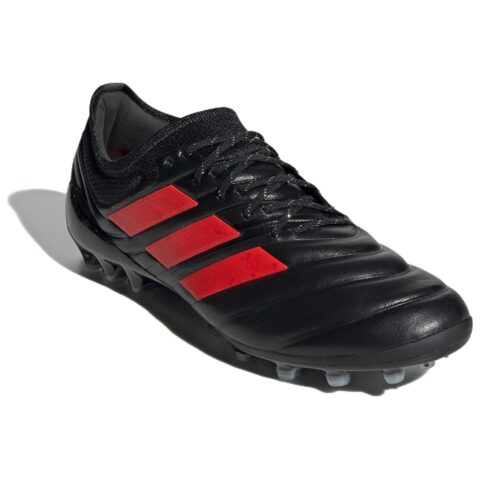 Adidas COPA 19.1 Comfortable Slip Resistant Abrasion Resistant Soccer Shoes Men’s Black Red