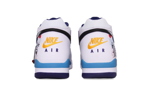 Nike Flight Legacy Vintage Basketball Shoes Men’s Mid Top White/Blue/Black