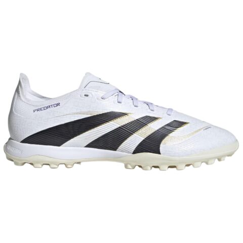 Adidas PREDATOR LEAGUE Slip Resistant Abrasion Resistant Soccer Shoes Unisex White Black