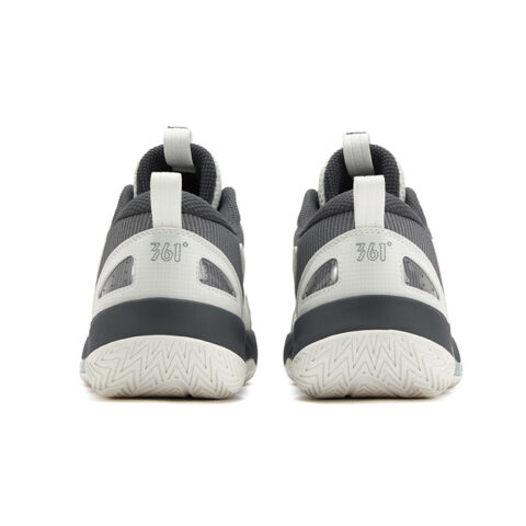 361° BIG3 Team 3.0 Cushioning, Wear Resistant Low top Basketball Shoes Men’s White Smoke Gray