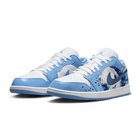 Jordan Air Jordan 1 Vintage Basketball Shoes Unisex Low Top White/Blue