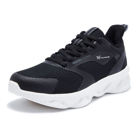 361° Abrasion Resistant Breathable Slip Resistant Low top Casual Running Shoes Women’s Black White