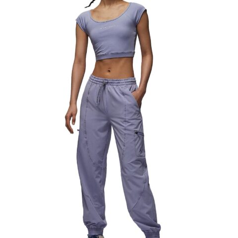Jordan Sport Basketball Shorts Women’s Misty Gray Blue/Slate Purple