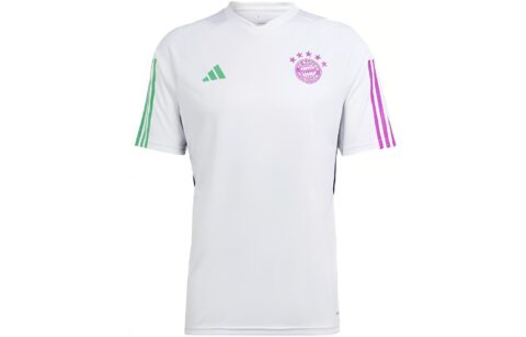 Adidas FC Bayern Soccer Jerseys Men's White Moderate Straight Fit