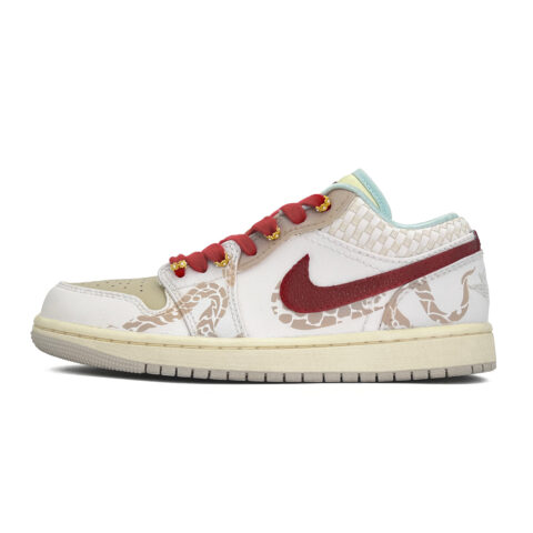 Jordan Air Jordan 1 Vintage Basketball Shoes Women’s Low Top White/Red