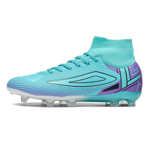 Keliqee FG Rubber Long Studs TF Rubber Broken Studs Natural Grass Textile, TPU Cushioning Breathable Coverage