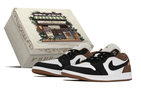 Jordan Baroque, Lucky Totem, Box, Traditional Relief Abrasion Resistant Low top Vintage Basketball Shoes Unisex Mocha